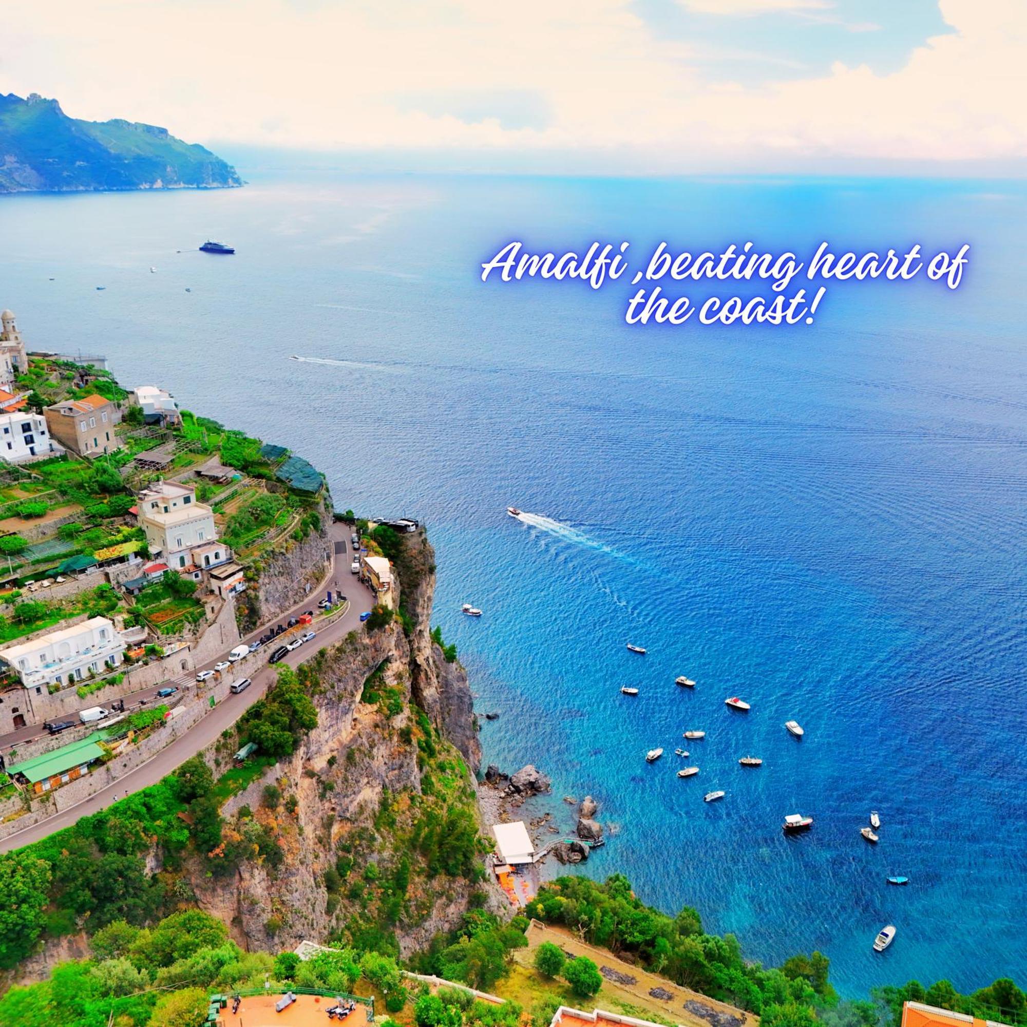La Saracena-Traditional Amalfi Villa With Sea View Амалфи Екстериор снимка