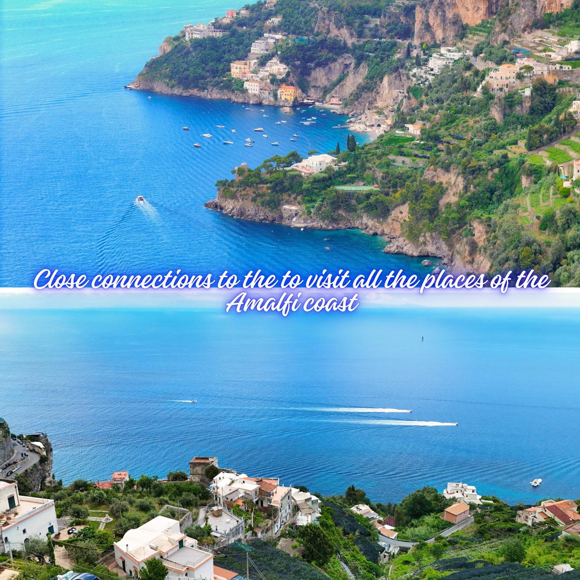 La Saracena-Traditional Amalfi Villa With Sea View Амалфи Екстериор снимка